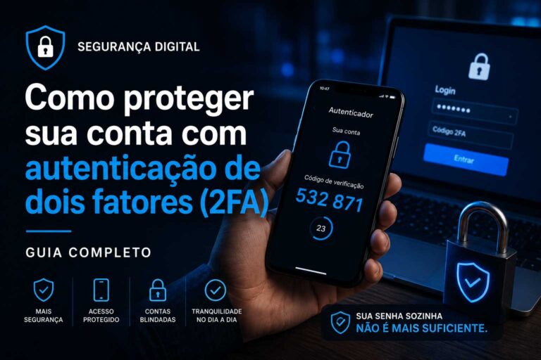 Como proteger sua conta com autenticação de dois fatores (2FA)